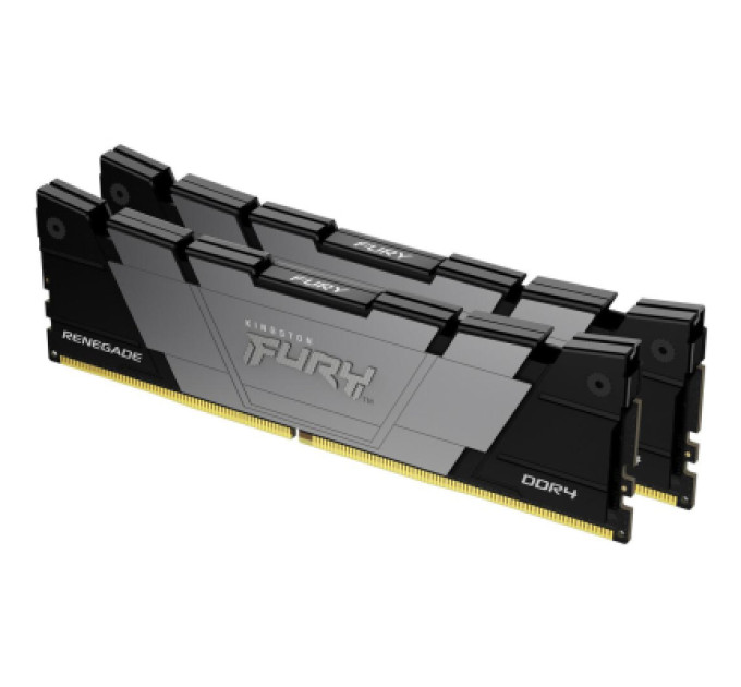 Kingston Fury (ex.HyperX) Модуль пам'яті для комп'ютера DDR4 32GB (2x16GB) 3600 MHz Fury Renegade Black Kingston Fury (ex.HyperX) (KF436C16RB12K2/32)