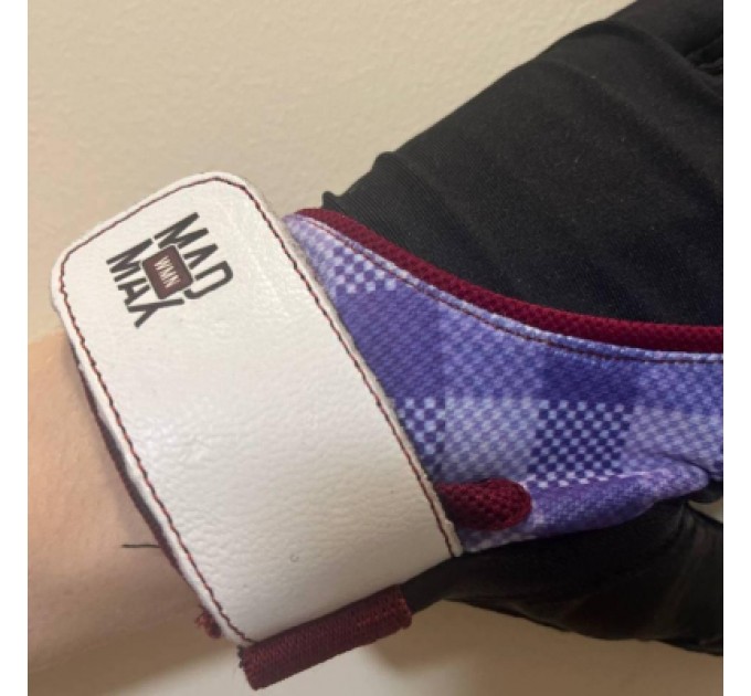 MadMax Рукавички для фітнесу MadMax MFG-911 Nine-eleven Black/perpito L (MFG-911-PEP_L)