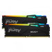 Kingston Fury (ex.HyperX) Модуль пам'яті для комп'ютера DDR5 16GB (2x8GB) 5600 MHz FURY Beast RGB Kingston Fury (ex.HyperX) (KF556C36BBEAK2-16)