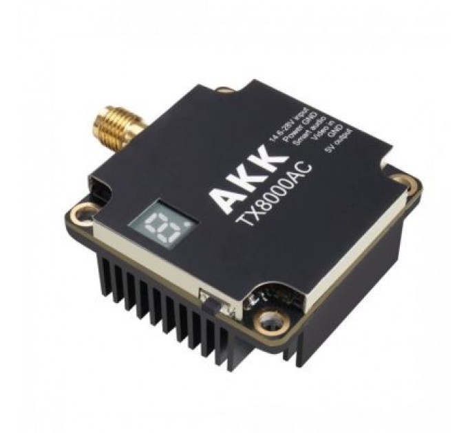 AKK Відеопередавач (VTX) AKK Ultra Long Range 8W 4.9G-6G 96CH (TX8000AC)