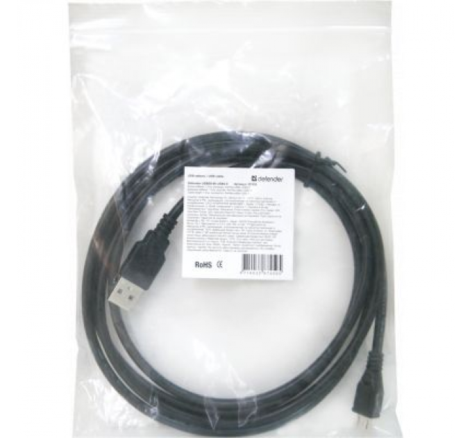 Defender Дата кабель USB08-06 USB 2.0 - Micro USB, 1.8м Defender (87459)