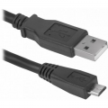 Defender Дата кабель USB08-06 USB 2.0 - Micro USB, 1.8м Defender (87459)