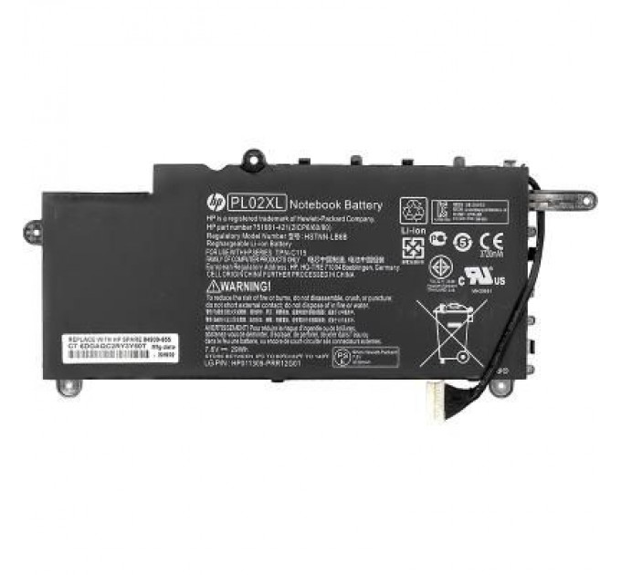 Акумулятор до ноутбука HP Pavilion 11-N X360 (HSTNN-LB6B) 7.6V 29Wh (NB460816)