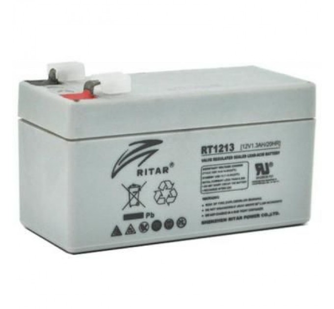 Ritar Батарея до ДБЖ Ritar AGM RT1213, 12V-1.3Ah (RT1213)
