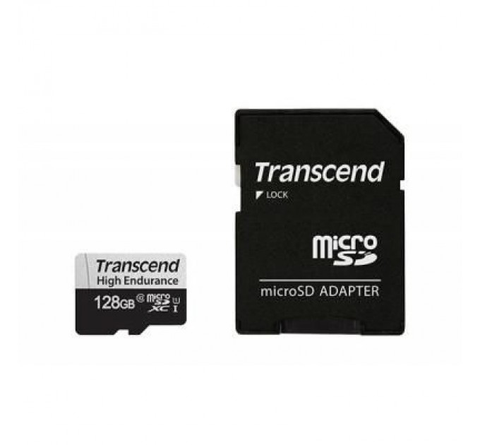 Transcend Карта пам'яті Transcend 128GB microSDXC class 10 UHS-I U1 High Endurance (TS128GUSD350V)