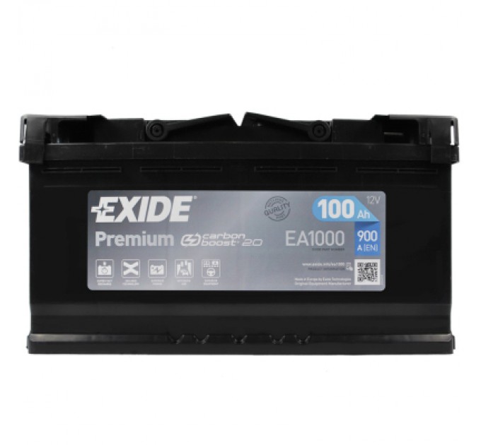EXIDE Акумулятор автомобільний EXIDE PREMIUM 100A (EA1000)