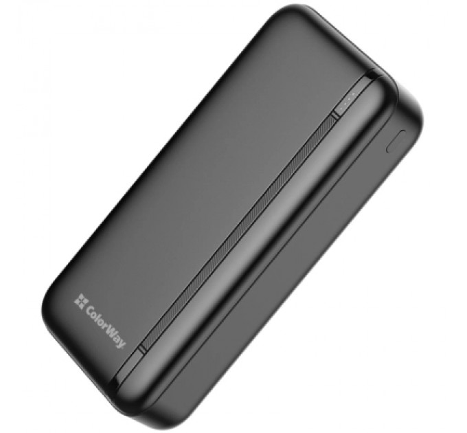 ColorWay Батарея універсальна ColorWay 20 000 mAh Portable Charger (USB/QC3.0 + USB-C/PD/22.5W) Black (CW-PB200LPB4BK-PD)