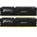 Kingston Fury (ex.HyperX) Модуль пам'яті для комп'ютера DDR5 16GB (2x8GB) 6000 MHz Beast Black EXPO Kingston Fury (ex.HyperX) (KF560C30BBEK2-16)