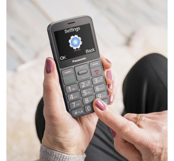 Panasonic Мобільний телефон Panasonic KX-TU160 Black (KX-TU160EXB)