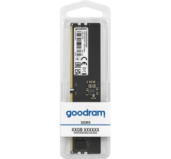 Goodram Модуль пам'яті для комп'ютера DDR5 16GB 4800 MHz Goodram (GR4800D564L40S/16G)