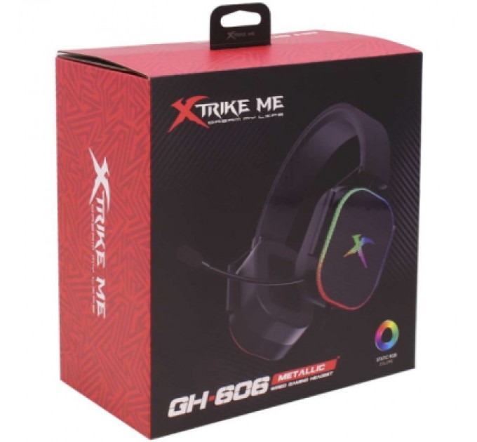 Xtrike ME Навушники Xtrike ME GH-606 XBOX/PS/PC USB+3.5 мм RGB Black (GH-606)