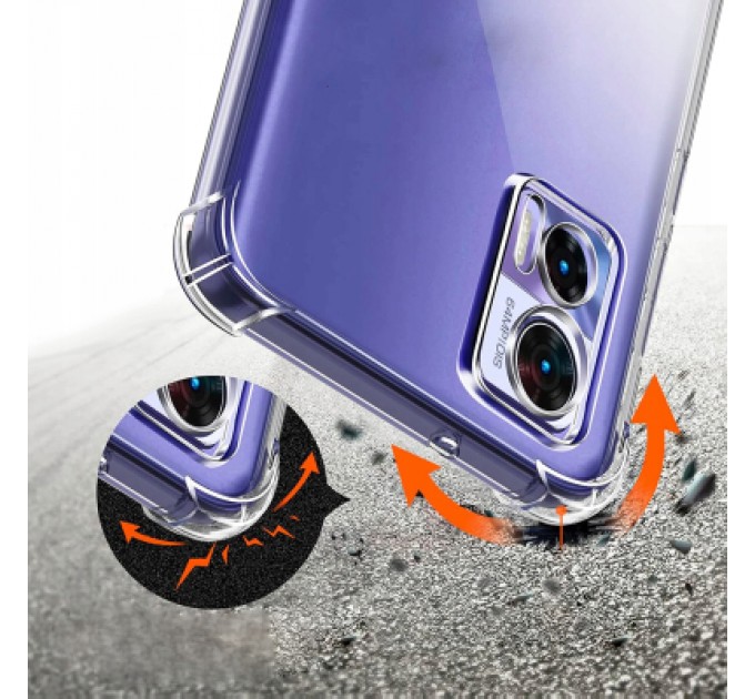 BeCover Чохол до мобільного телефона BeCover Anti-Shock Motorola Edge 50 Fusion Clear (712307)