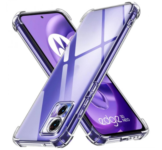 BeCover Чохол до мобільного телефона BeCover Anti-Shock Motorola Edge 50 Fusion Clear (712307)