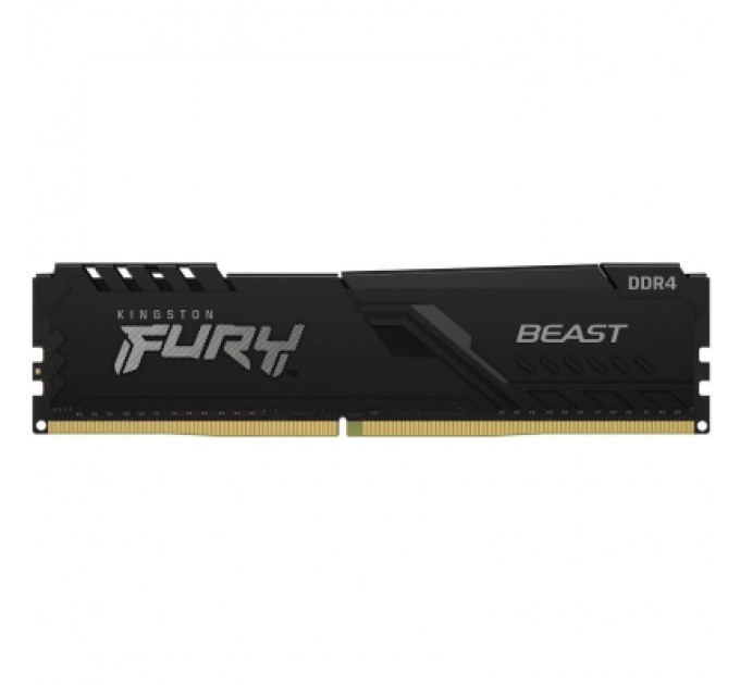 Kingston Fury (ex.HyperX) Модуль пам'яті для комп'ютера DDR4 16GB 3200 MHz Beast Black Kingston Fury (ex.HyperX) (KF432C16BB1/16WP)
