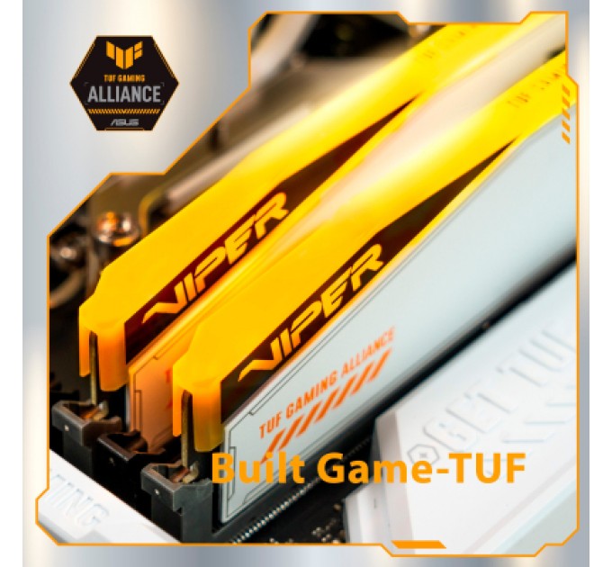 Patriot Модуль пам'яті для комп'ютера DDR5 32GB (2x16GB) 6600 MHz Viper Elite 5 RGB Patriot (PVER532G66C34KT)