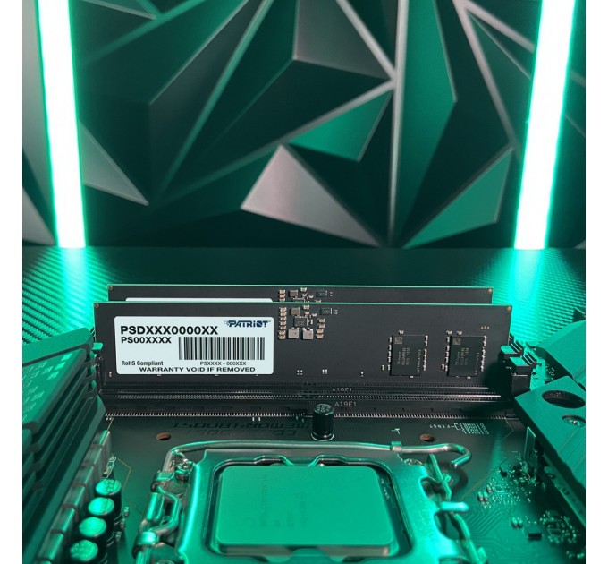 Patriot Модуль пам'яті для комп'ютера DDR5 64GB (2x32GB) 5600 MHz Signature Line Patriot (PSD564G5600K)