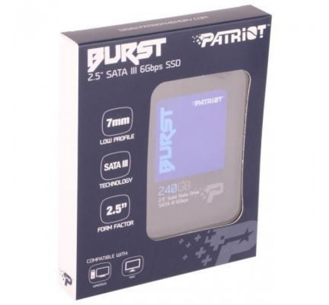 Накопичувач SSD 2.5" 240GB Patriot (PBU240GS25SSDR)