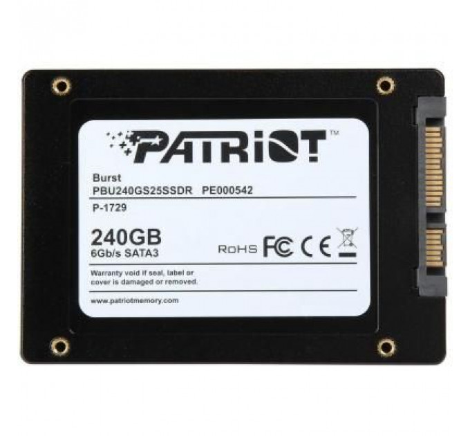 Накопичувач SSD 2.5" 240GB Patriot (PBU240GS25SSDR)