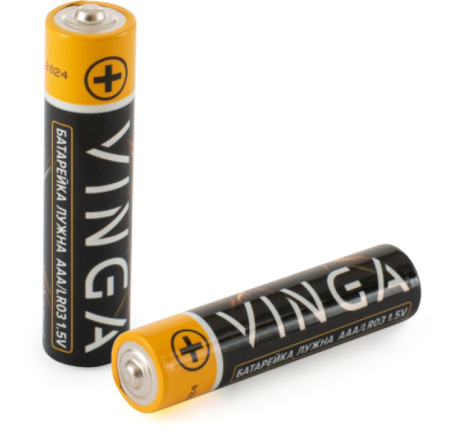 Vinga Батарейка AAA LR03 Alkaline 2pcs Blister Vinga (VJABAAA2)