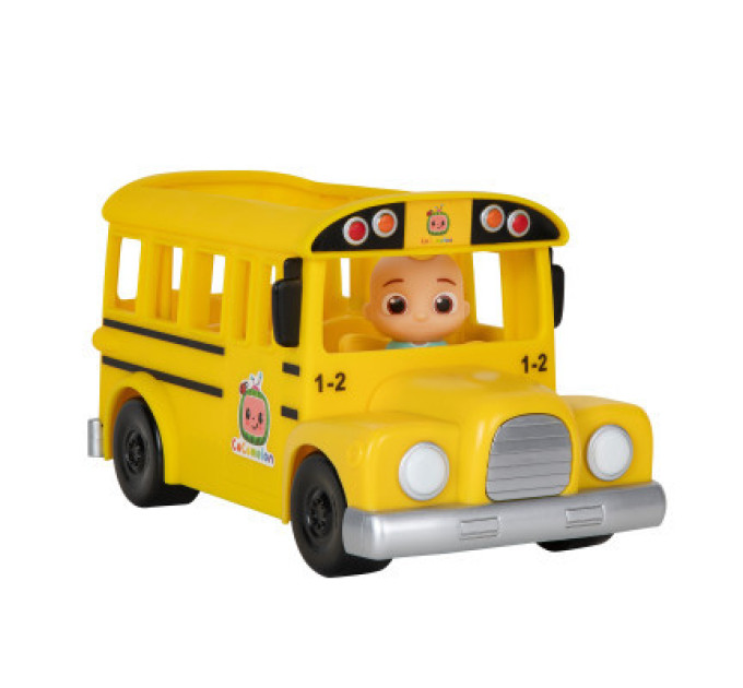 CoComelon Розвиваюча іграшка CoComelon Feature Vehicle Жовтий Шкільний Автобус зі звуком (CMW0015)