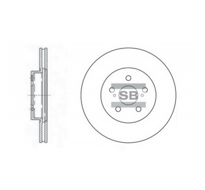 HI-Q Гальмівний диск HI-Q SD4001