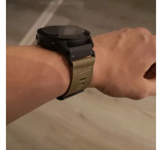 Garmin Ремінець до смарт-годинника Garmin Tactix 7, 26mm QuickFit, Coyote Tan Nylon (010-13010-11)