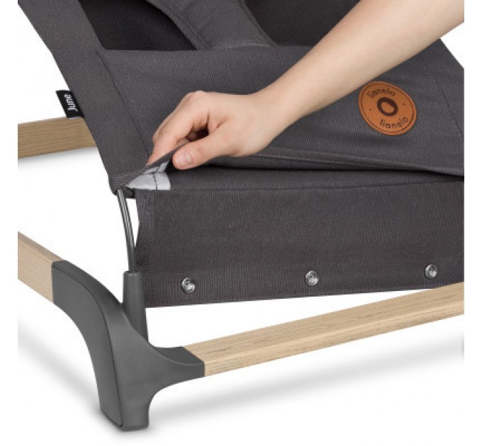 Lionelo Крісло-гойдалка Lionelo шезлонг June grey stone (LO-JUNE GREY STONE)