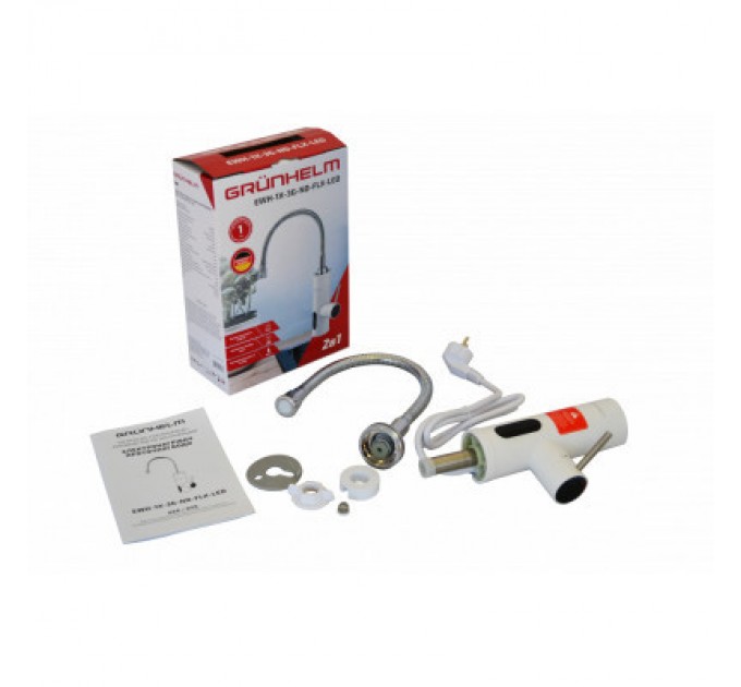 Grunhelm Проточний водонагрівач Grunhelm EWH-1X-3G-ND-FLX-LED