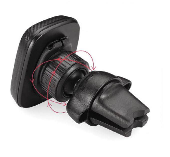 ColorWay Універсальний автотримач ColorWay Air Vent-2 (360 rotation) magnetic Gray (CW-CHM05-GR)