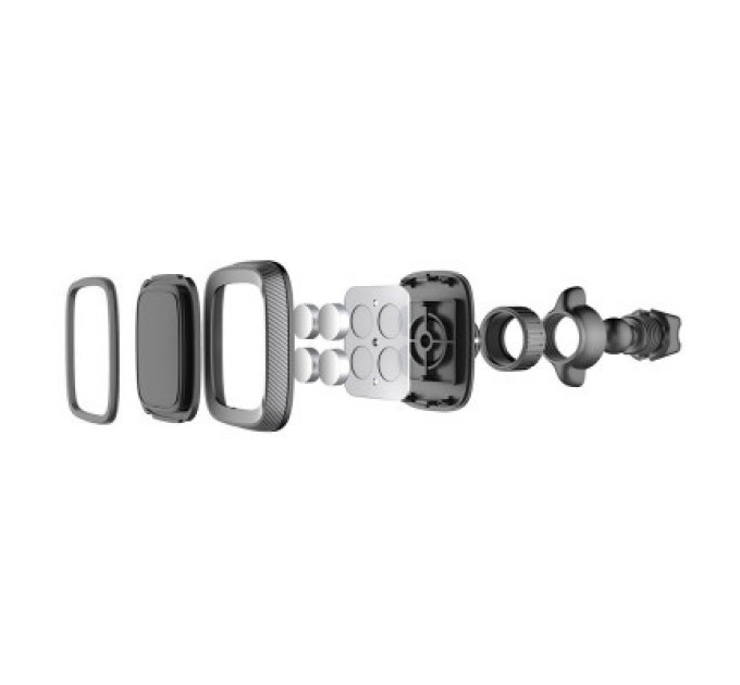 ColorWay Універсальний автотримач ColorWay Air Vent-2 (360 rotation) magnetic Gray (CW-CHM05-GR)