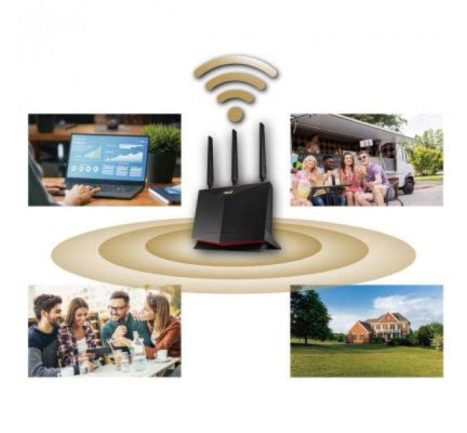 Маршрутизатор ASUS 4G-AC86U (90IG05R0-BM9100)