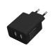ColorWay Зарядний пристрій ColorWay 2USB AUTO_ID 4.8A (24W) black (CW-CHS016-BK)