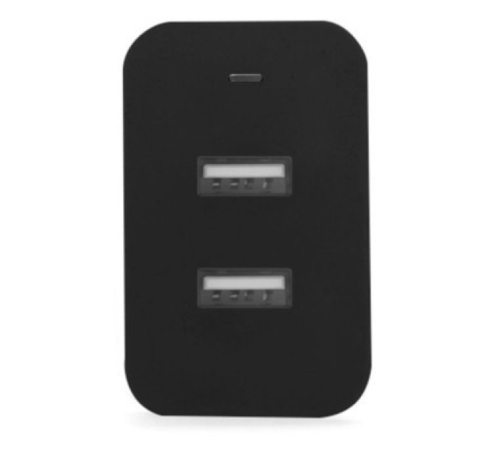 ColorWay Зарядний пристрій ColorWay 2USB AUTO_ID 4.8A (24W) black (CW-CHS016-BK)