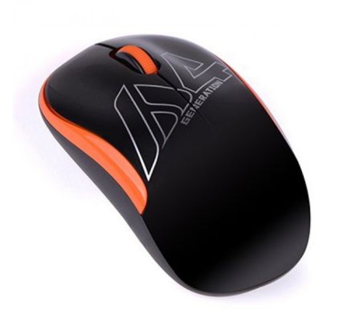 Мишка A4Tech G3-300N Black+Orange