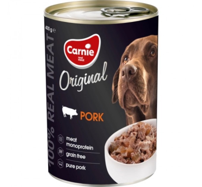 Carnie Консерви для собак Carnie Original Mono Protein Курка з овочами 400 г (4820255193496)