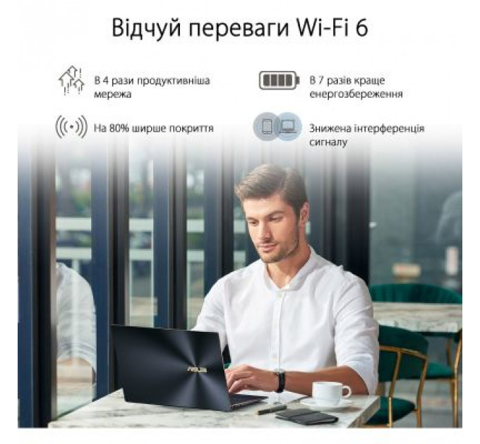 Мережева карта Wi-Fi ASUS USB-AX56 (90IG06H0-MO0R10)