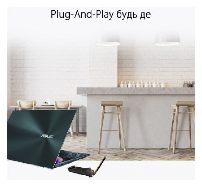 Мережева карта Wi-Fi ASUS USB-AX56 (90IG06H0-MO0R10)