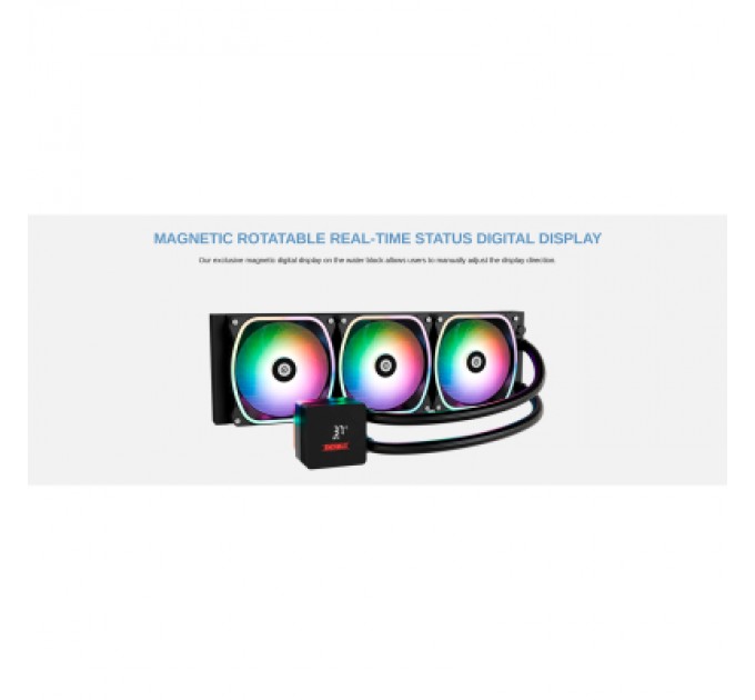 Enermax Система рідинного охолодження Enermax Aquafusion 360 (ELC-AQFS360-SQA)