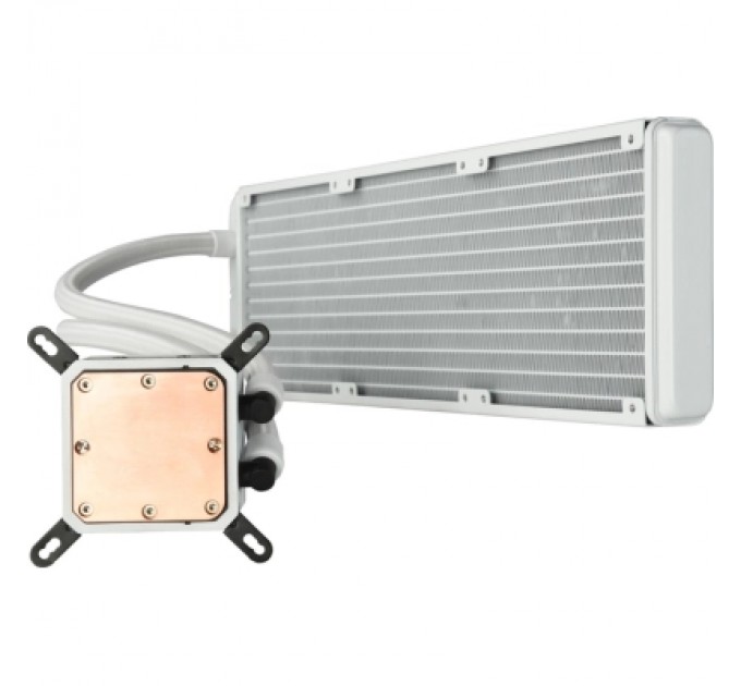 Enermax Система рідинного охолодження Enermax Aquafusion 360 White ARGB (ELC-LMT360-W-ARGB)