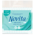 Novita Ватні палички Novita Delicate в поліетиленовому пакеті 100 шт. (4823071615906)