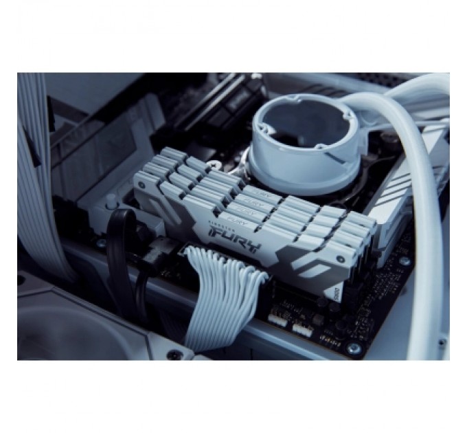 Kingston Fury (ex.HyperX) Модуль пам'яті для комп'ютера DDR5 32GB (2x16GB) 8000 MHz Renegade White Kingston Fury (ex.HyperX) (KF580C38RWK2-32)