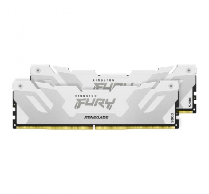 Kingston Fury (ex.HyperX) Модуль пам'яті для комп'ютера DDR5 32GB (2x16GB) 8000 MHz Renegade White Kingston Fury (ex.HyperX) (KF580C38RWK2-32)