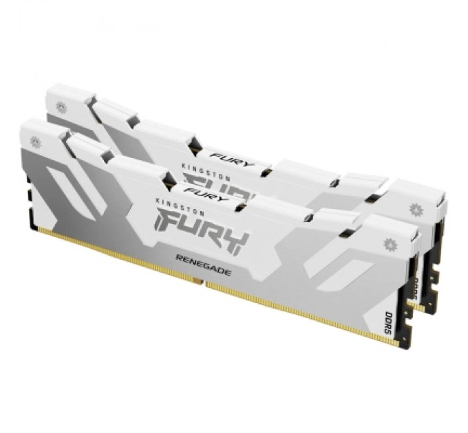 Kingston Fury (ex.HyperX) Модуль пам'яті для комп'ютера DDR5 32GB (2x16GB) 8000 MHz Renegade White Kingston Fury (ex.HyperX) (KF580C38RWK2-32)
