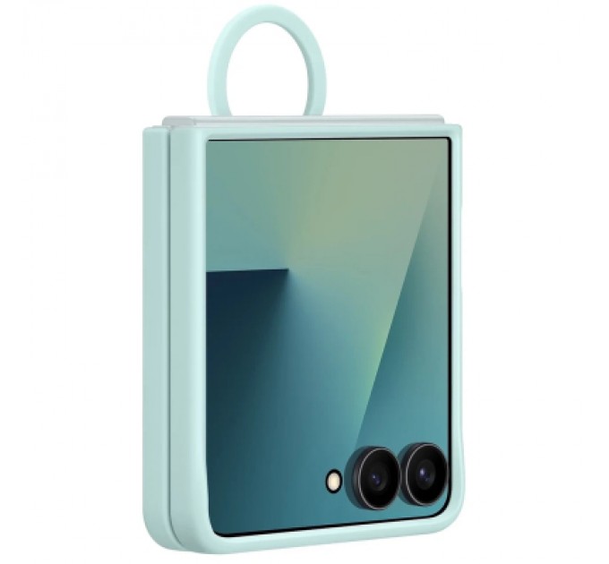 Samsung Чохол до мобільного телефона Samsung Silicone with Ring Galaxy Flip 7 Black (EF-PF766TMEGUA)