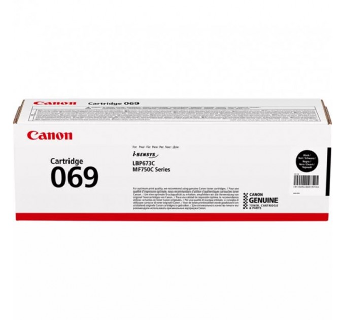 Canon Картридж Canon 069 MF752Cdw/MF754Cdw/LBP673Cdw Black (5094C002)