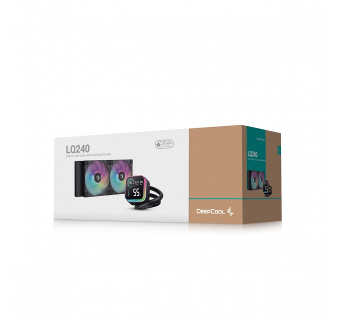 Deepcool Система водяного охолодження DeepCool LQ240 Black (R-LQ240-BKLSMW-G-1)