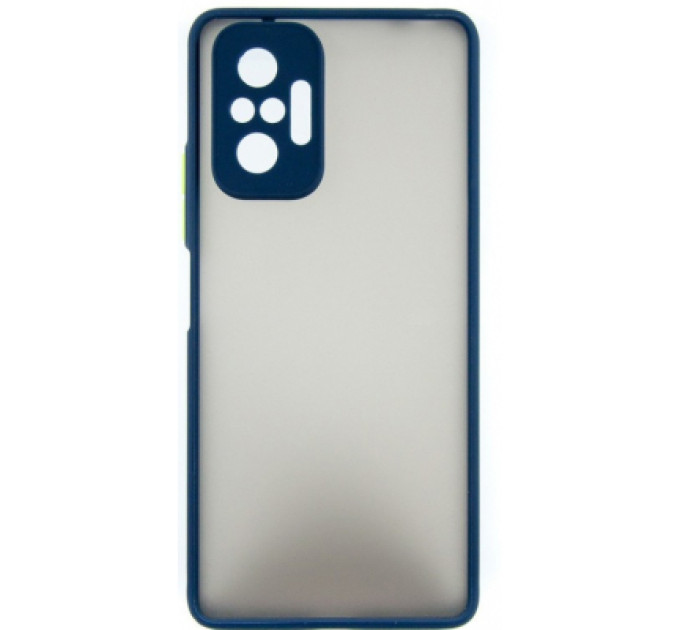 Dengos Чохол до мобільного телефона Dengos Matte Xiaomi Redmi Note 10 Pro (blue) (DG-TPU-MATT-78)