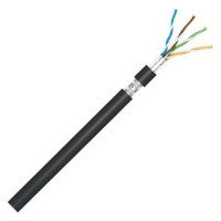 Кабель мережевий FTP cat.5e 305м зовнішній (F/UTP-cat.5E) OK-Net (КППЭ-ВП (100) 4*2*0,51)
