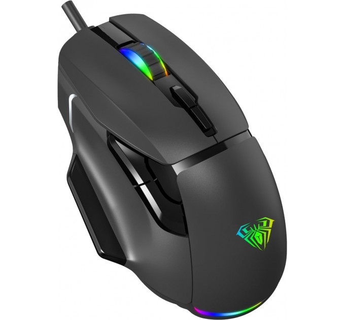 Aula Миша Aula F815 Wired gaming mouse Black (6948391214344)