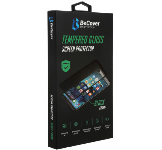 BeCover Скло захисне BeCover Motorola Moto G10 / G30 Black (706449)